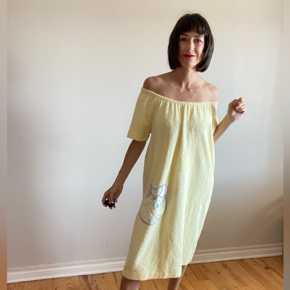 Vintage 1980’s Terry Cloth Dress - Picture 4 of 16